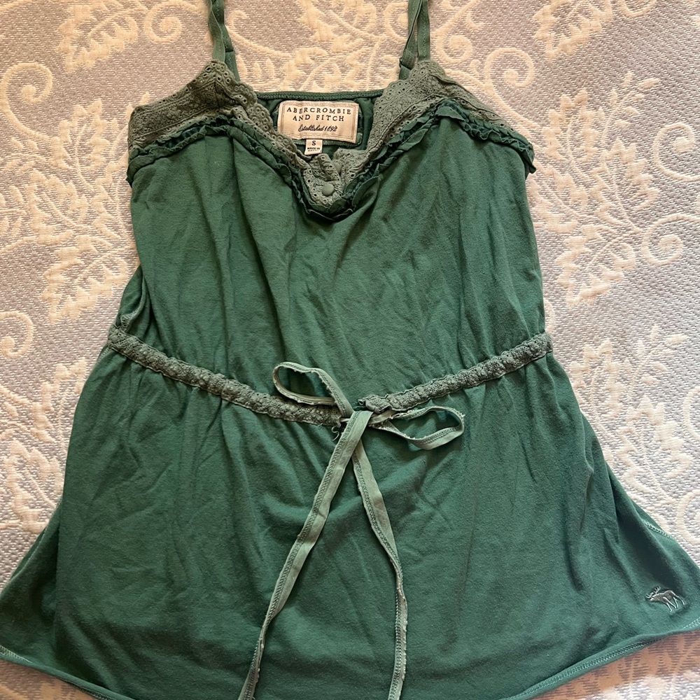 Abercrombie & Fitch Babydoll Camisole with Lace Detail